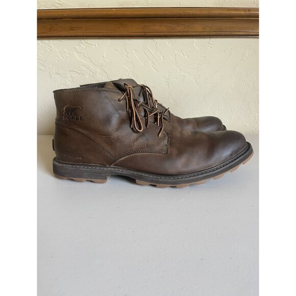 Sorel Madson Chukka Men's Oxford Boots Burnished Toe Men's 13 Leather Lace Up - Picture 1 of 10